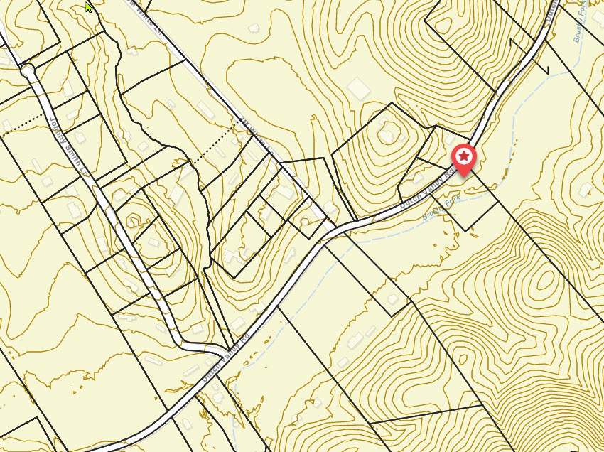 Topographic map